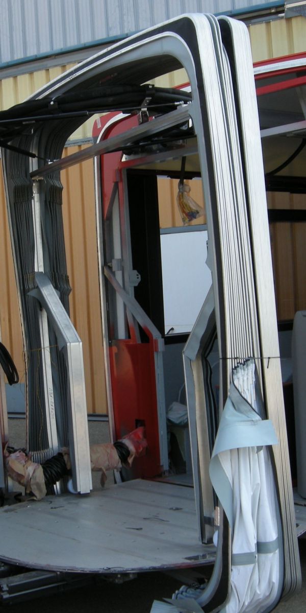 Articulated joints, turntables and folding bellows systems for